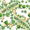 Vector Patrick`s Day Seamless Pattern