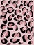 Vector pattern of abstract Leopard skin in black and pink pastel colour, Cute Wild Animals dots for textile or wall paper,