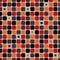 Vector pattern background with rounded corner squares.