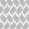 Vector pattern with geometric waves. Endless stylish texture. Ripple monochrome background.
