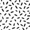 Vector pattern made of dashed lines