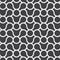 Vector pattern. Repeating geometric circle, stylish linear monochrome