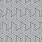 Vector pattern. repeating hexagon grid. Abstract stripped geometric background. Vector illustration.