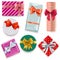 Vector Patterned Gift Boxes