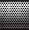 Vector perforated metallic seamless pattern