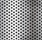 Vector perforated metallic seamless pattern