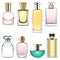 Vector Perfume Icons Set 3