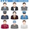 Vector Person Icons Set 1