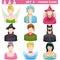 Vector Person Icons Set 4