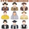 Vector Person Icons Set 5