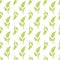 Vector petal green leafs stripes seamless pattern