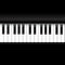 Vector piano keyboard