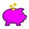 Vector piggy moneybox