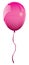 Vector pink balloon