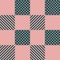 Vector pink green grid checkered seamless pattern