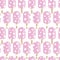 Vector pink icecream with white polka dots