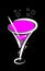 Vector pink martini