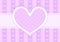 Vector pink and purple cute Valentines card