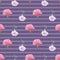 Vector pink and purple petunia flowers repeat