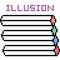 Vector pixel art illusion
