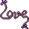 Vector pixel art love rope