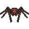 Vector pixel art spider