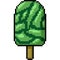 Vector pixel art ugly ice cream