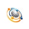 Vector Planet logo. Satellite logo. Cosmos logo. Planet best logo. Planet concept logo. Planet web logo. Planet icon. Planet app
