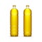 Vector Plastic Sunflower Olive Oil Blank Bottle