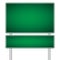 Vector pole sign road blank isolated