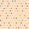 Vector polka dot seamless pattern in retro style.