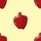 Vector pomegranate seamless pattern