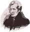 Vector portrait of president Andrew Jackson