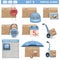 Vector Postal Icons Set 5