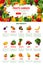 Vector poster template of fruit shop or market