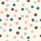 Vector Pretty Confetti Seamless Pattern Background