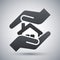 Vector protect house icon