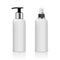 Vector Pump bottle and Spray bottle white products design collection