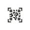 Vector QR code sample for smartphone scanning