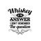 Vector quote typographical background about whiskey.