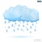 Vector rain icon template