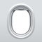 Vector Realistic Airplane Window Porthole.