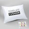 Vector realistic blank white pillow