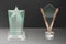 Vector realistic glass trophy awards