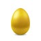 Vector realistic golden egg isolated