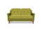 Vector realistic green sofa with on background. Object of interior, expensive and exclusive furniture for vip person