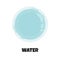 Vector Realistic Illustration of Glass of Water