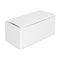 Vector realistic image of a closed blank paper box.