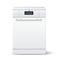 Vector realistic kitchen dishwasher with display a