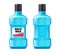 Vector realistic mouth wash bottle mock up